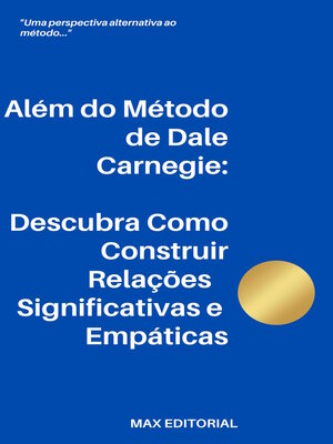 cover image of Além do Método de Dale Carnegie